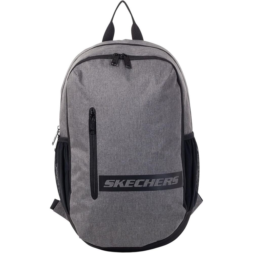 Skechers 365 Durable Nylon Backpack‎ Gray Laptop Athletic Travel School Unisex